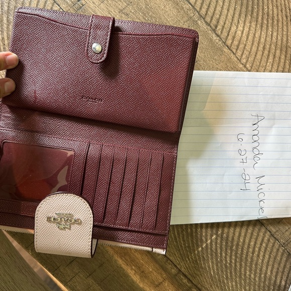 Coach purse and wallet